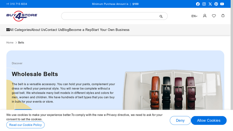 Wholesale Belts in Bulk