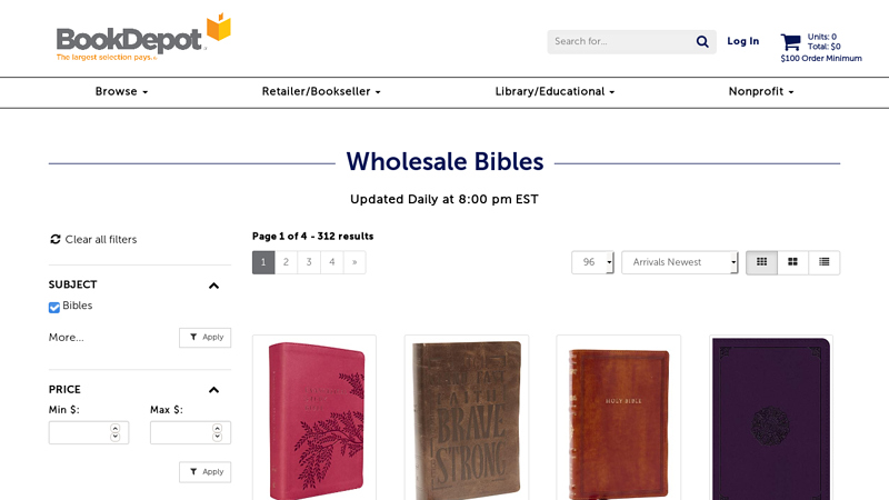 Wholesale Bible Book Distributor