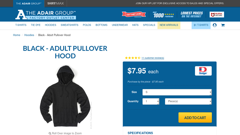 Wholesale Black Hoodies