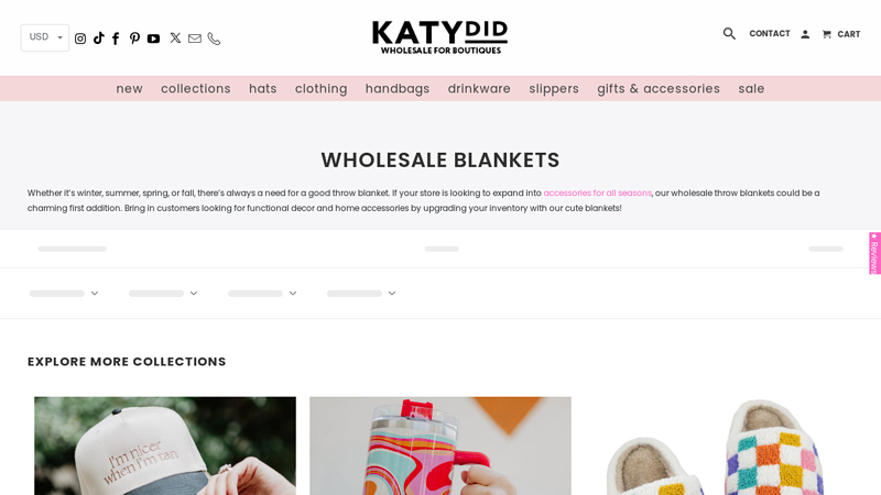 Wholesale Blankets & Throws