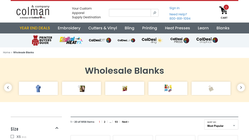 Wholesale Blanks