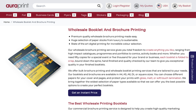 Wholesale Booklet And Brochure Printing