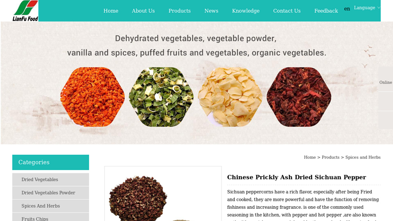 Wholesale Bulk Chinese Prickly Ash Dried Sichuan Pepper