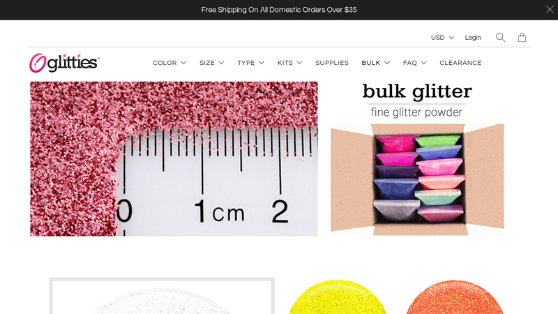 Wholesale Bulk Fine Glitter Powder