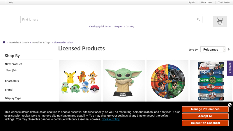 Wholesale & Bulk Licensed Product & Toys