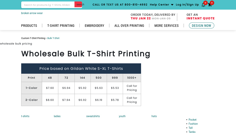Wholesale Bulk T custom t-shirts