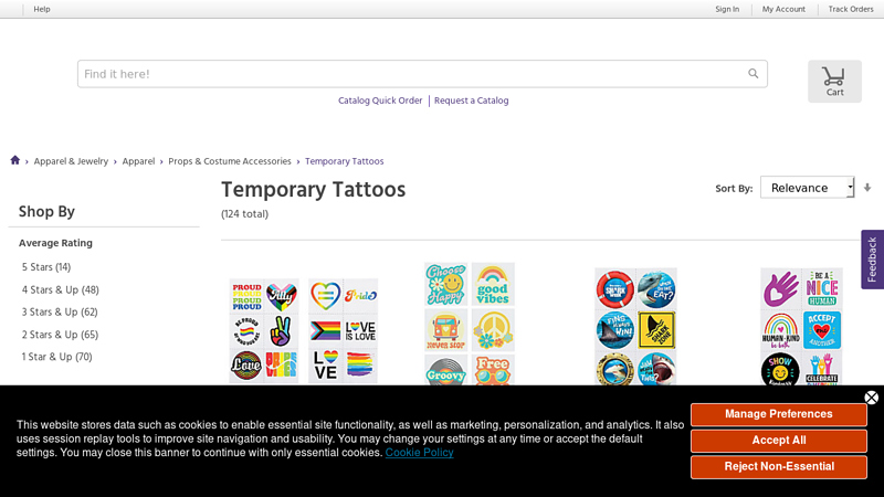 Wholesale Bulk Temporary Tattoos