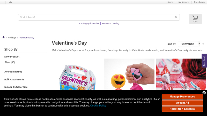 Wholesale & Bulk Valentine's Day Supplies