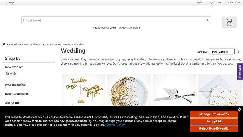 Wholesale & Bulk Wedding Supplies