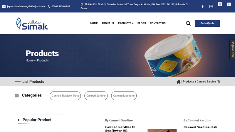 Wholesale Canned Sardine Supplier & Manufacturer