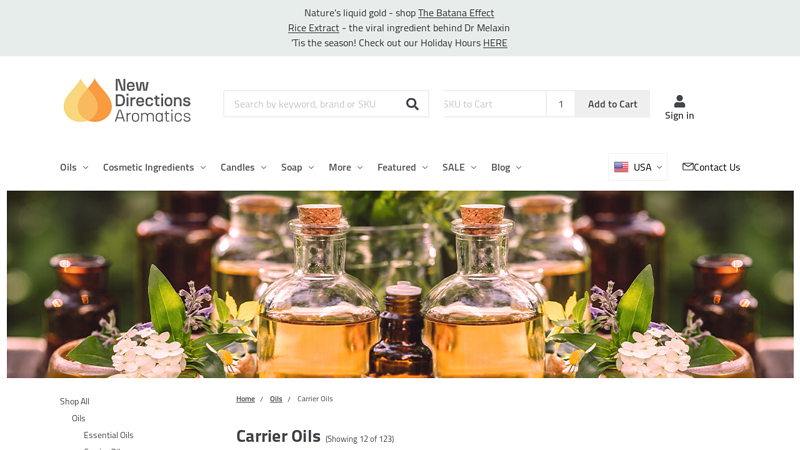 Wholesale Carrier Oils