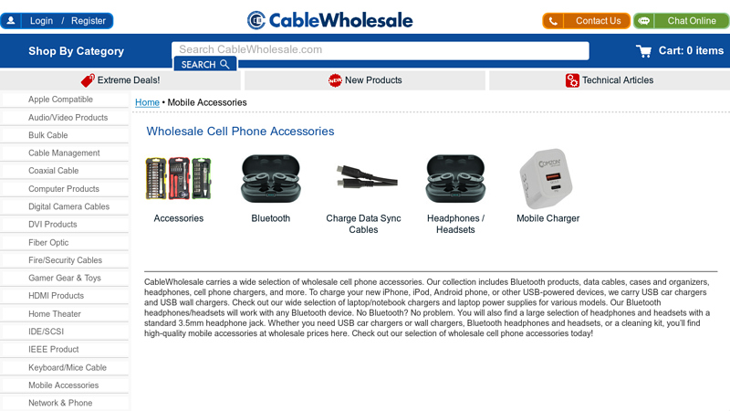 Wholesale Cell Phone Accessories