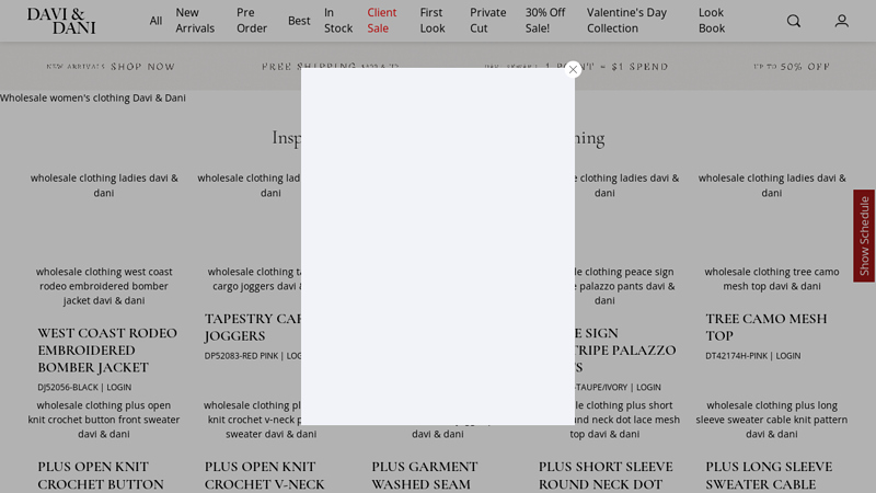 Wholesale Clothing Boutiques