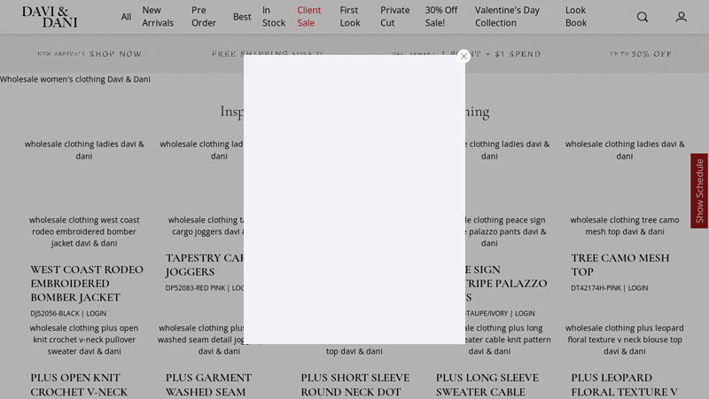 Wholesale Clothing Boutiques