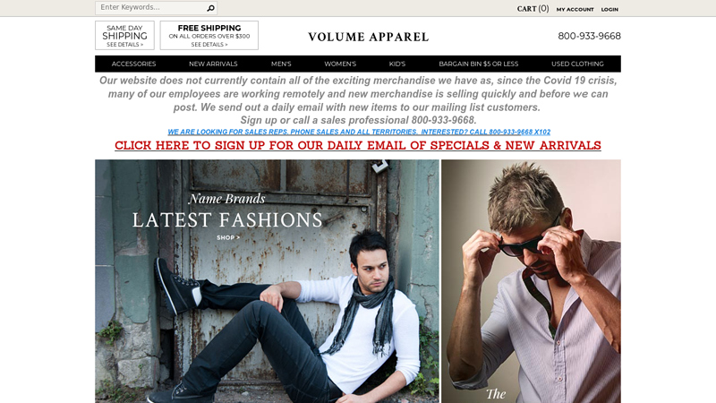 Wholesale Clothing Distributors