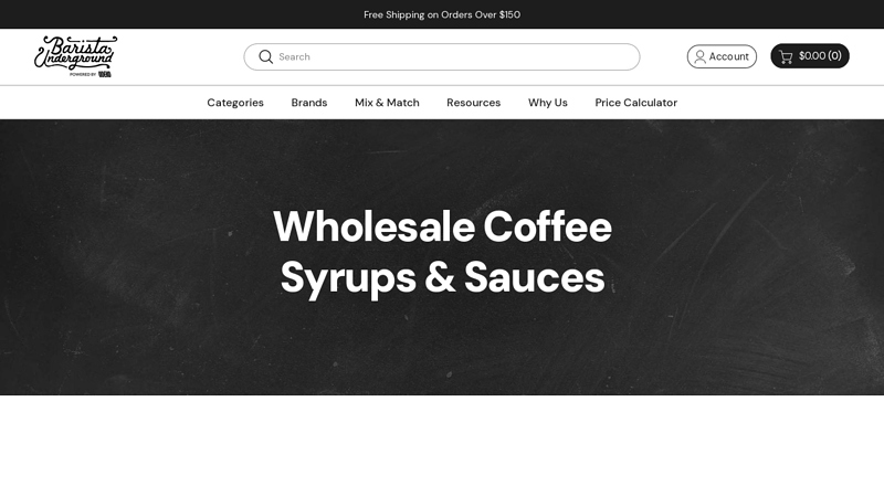 Wholesale Coffee Syrups & Sauces