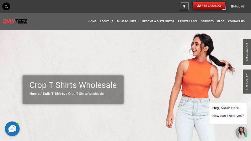 Wholesale Crop Top Manufacturer and Supplier in USA,UK, UAE