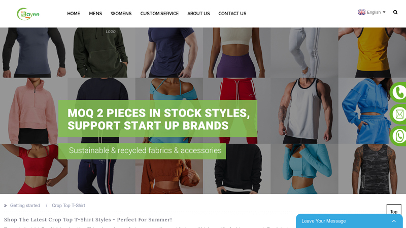 Wholesale Crop Top T