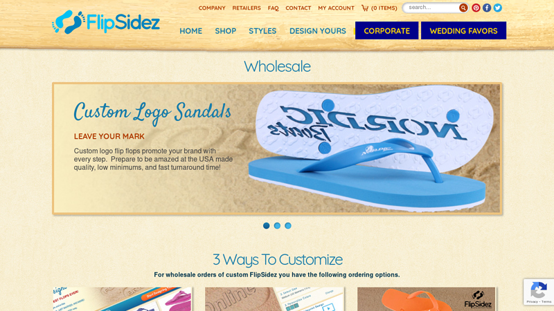 Wholesale Custom Flip Flops