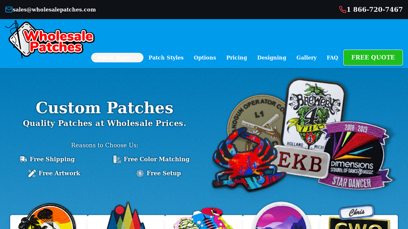 Wholesale Custom Patches