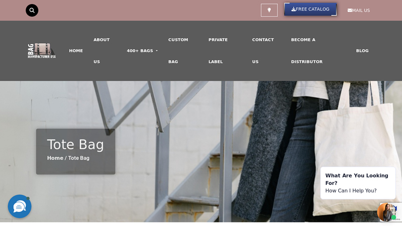 Wholesale Custom Tote Bags Manufacturer & Supplier in USA