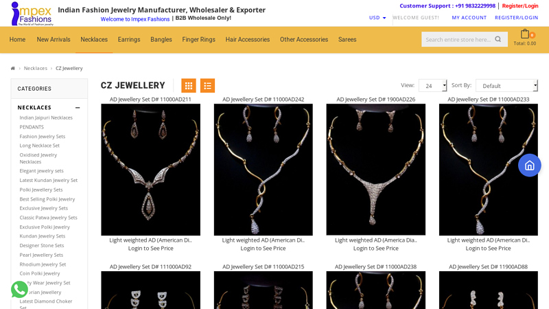 Wholesale (CZ) Cubic Zirconia Jewelry