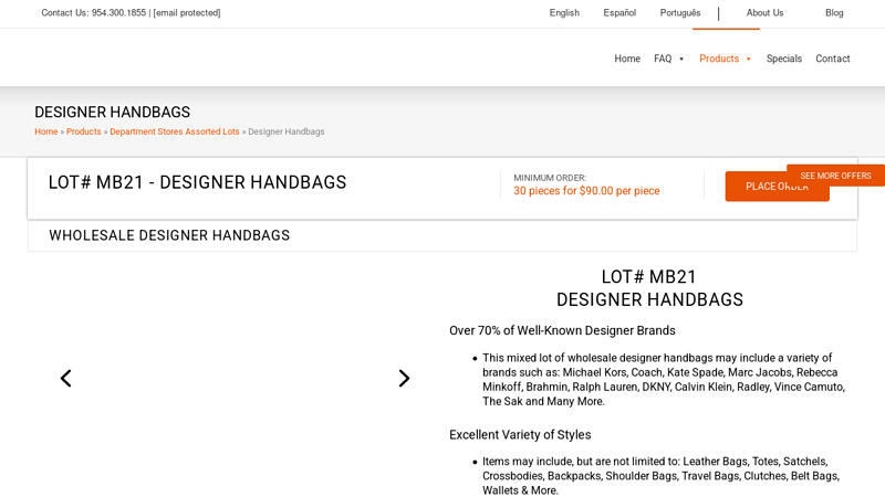 Wholesale Designer Handbags, Purses, and Wallets