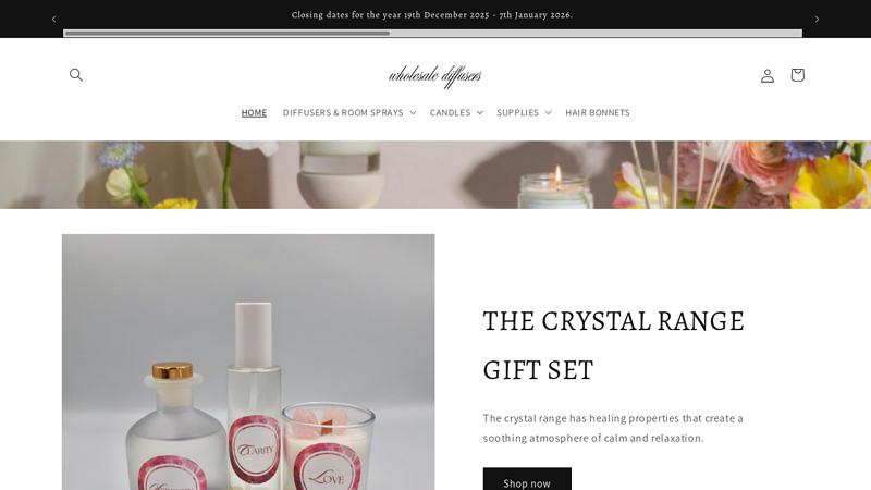 Wholesale Diffusers and Candles