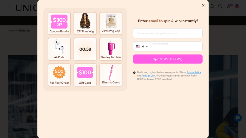 Wholesale Discount Wigs & Bundles