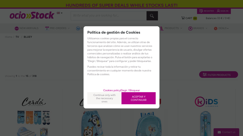 Wholesale Distributor Bluey Toys Drawing Series