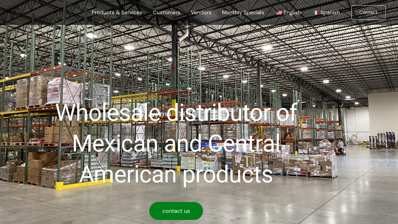 Wholesale Distributor of Mexican & Central American Products