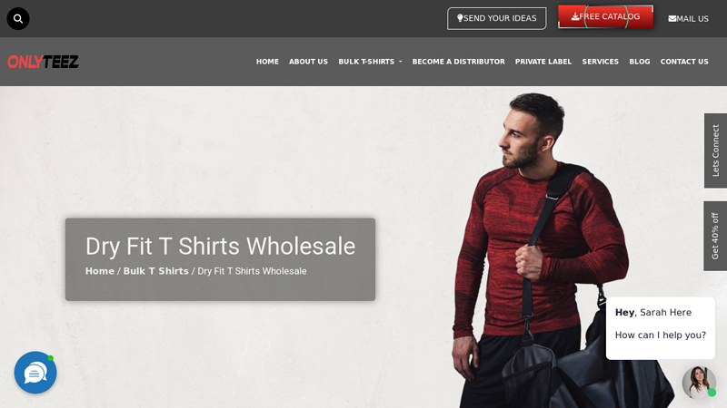 Wholesale Dry Fit T Shirts Manufacturer and Supplier in USA, UK