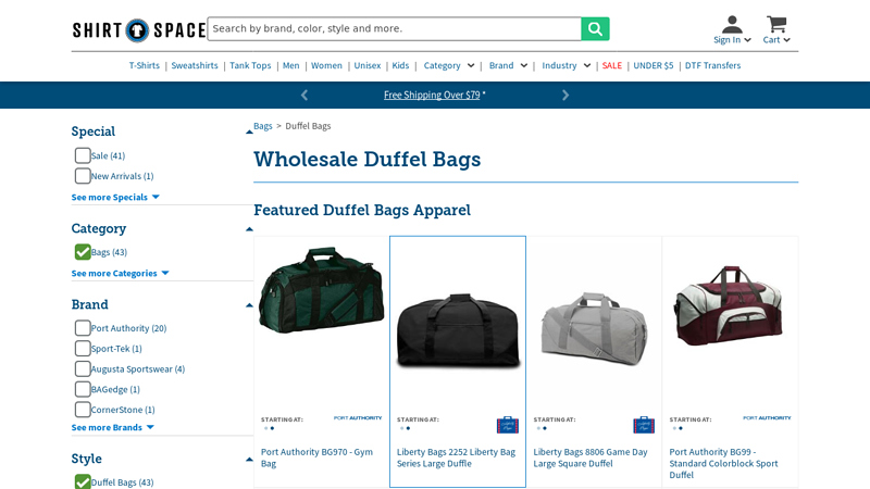 Wholesale Duffel Bags