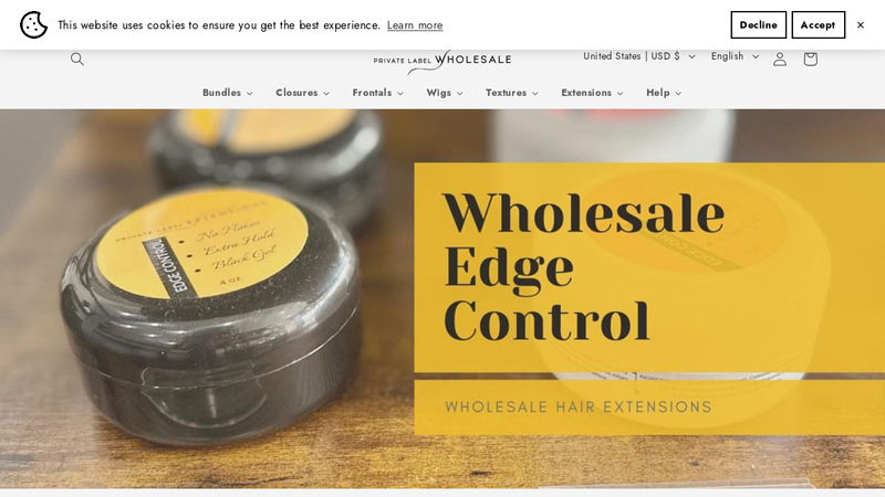 Wholesale Edge Control & Starting Your Own Brand