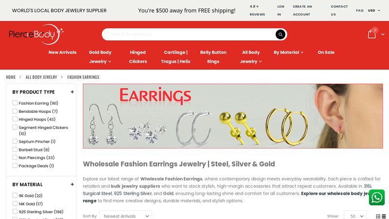 Wholesale Fashion Earrings