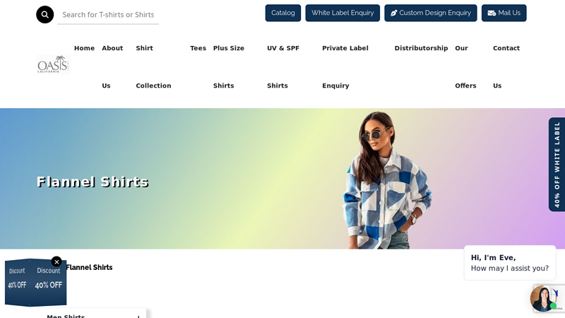 Wholesale Flannel Shirts & Apparel Vendor