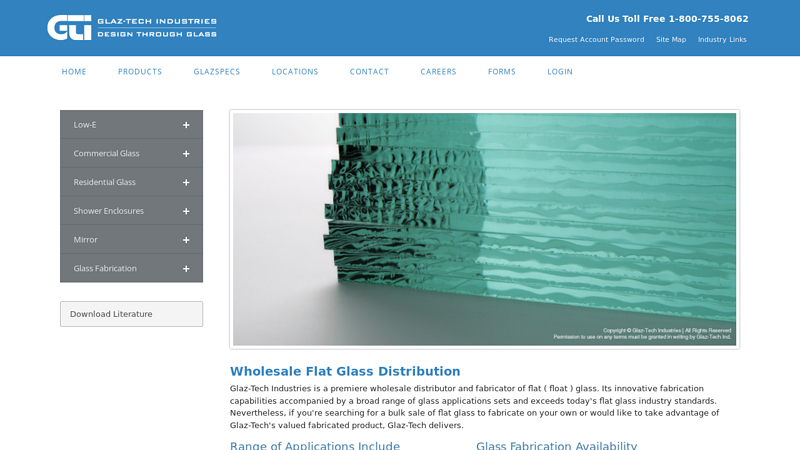 Wholesale Flat Glass Distribution