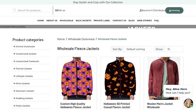 Wholesale Fleece Jackets Manufacturer