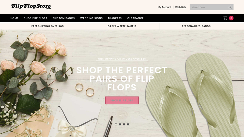 Wholesale Flip Flops for Weddings & Parties