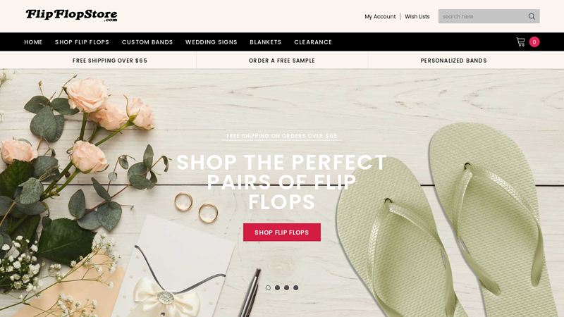 Wholesale Flip Flops for Weddings & Parties