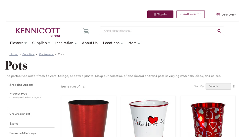 Wholesale Flower Pots