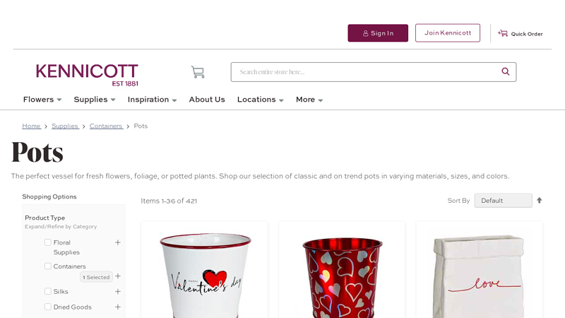 Wholesale Flower Pots