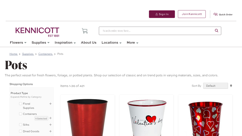 Wholesale Flower Pots