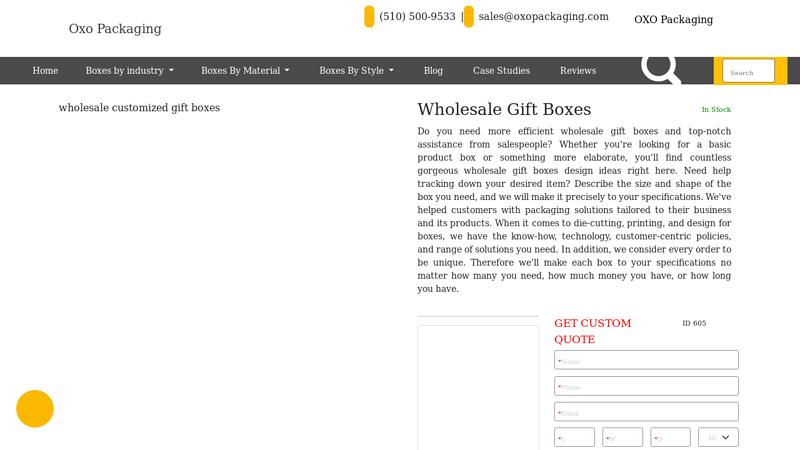 Wholesale Gift Boxes