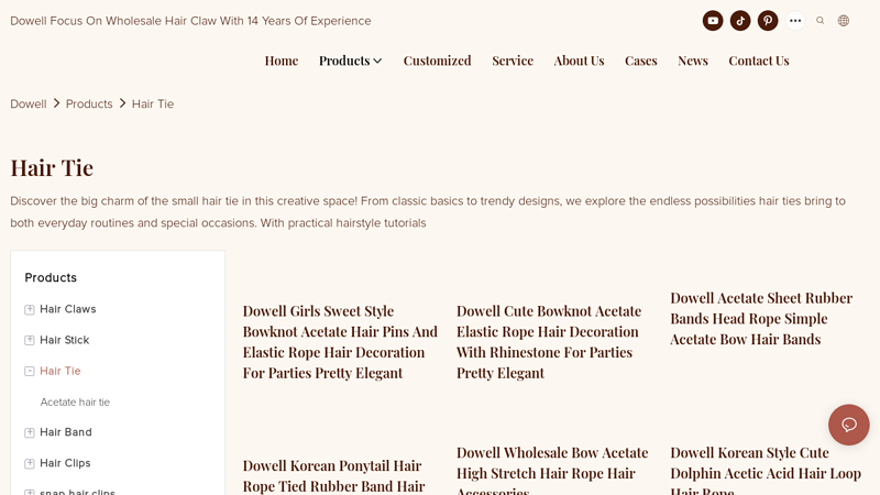 Wholesale Hair Tie Manufacturer