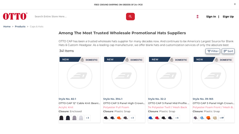 Wholesale Hat Manufacturers