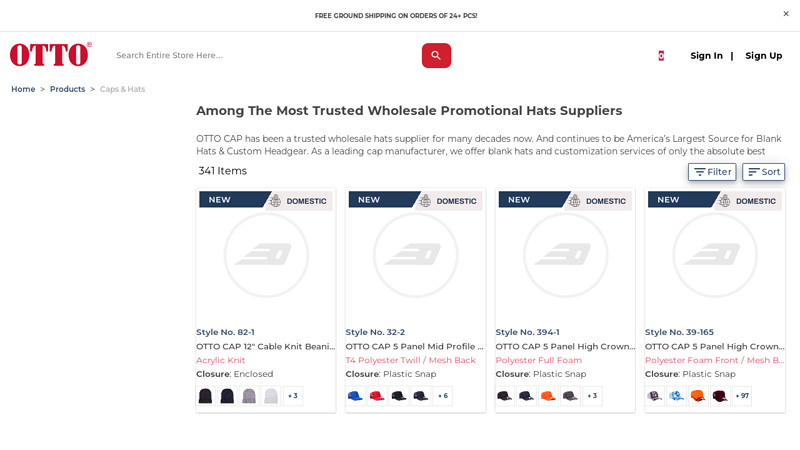 Wholesale Hat Manufacturers