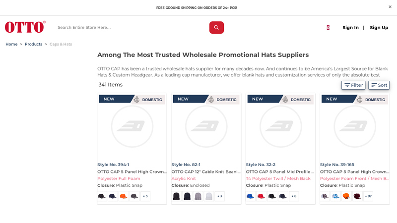 Wholesale Hat Manufacturers