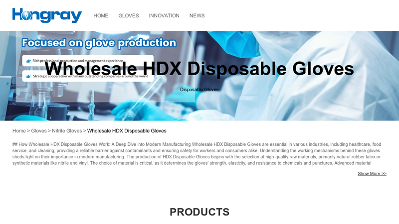Wholesale HDX Disposable Gloves
