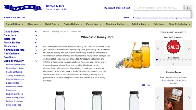 Wholesale Honey Jars